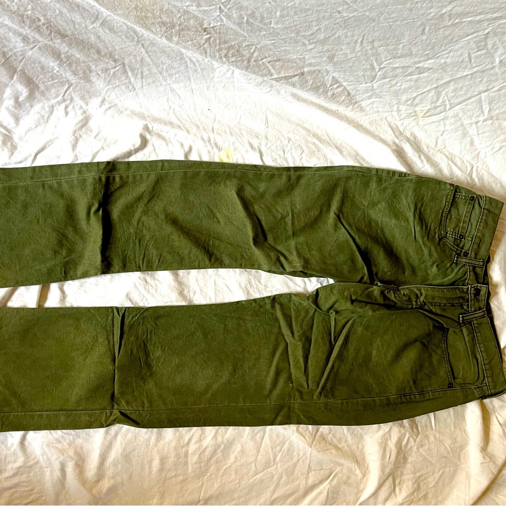 Mens green Levi 514 32x30